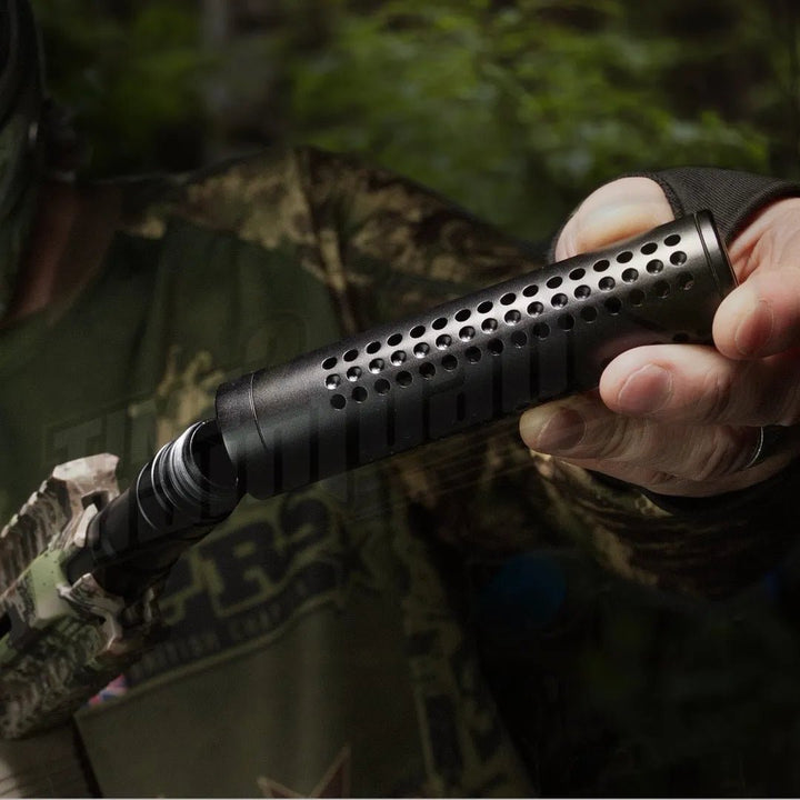 Planet Eclipse S63 Muzzle Break and Adapter - Black - Time 2 Paintball