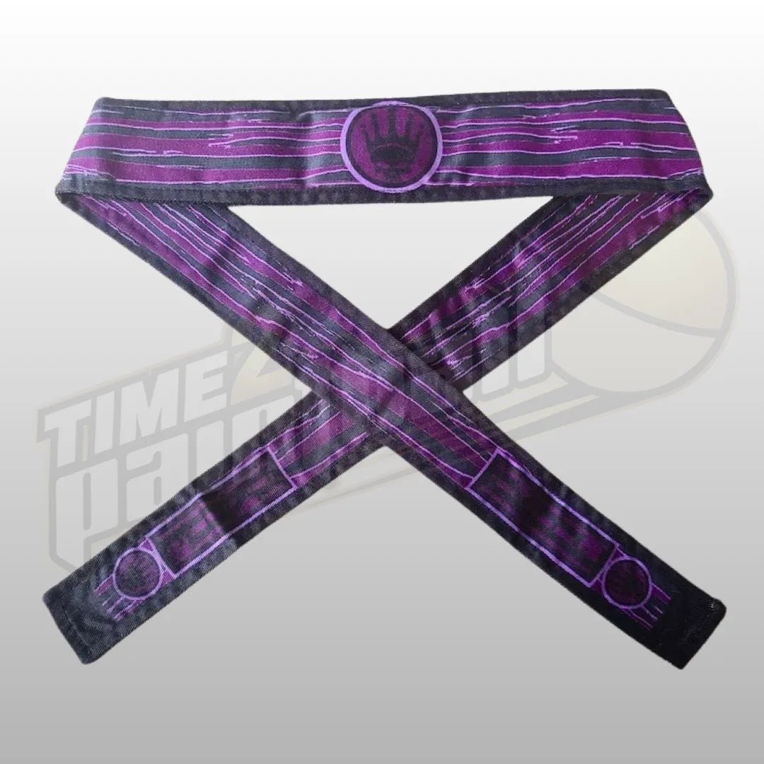 RkadeLabs Headband Purple Tiger Denim - Time 2 Paintball