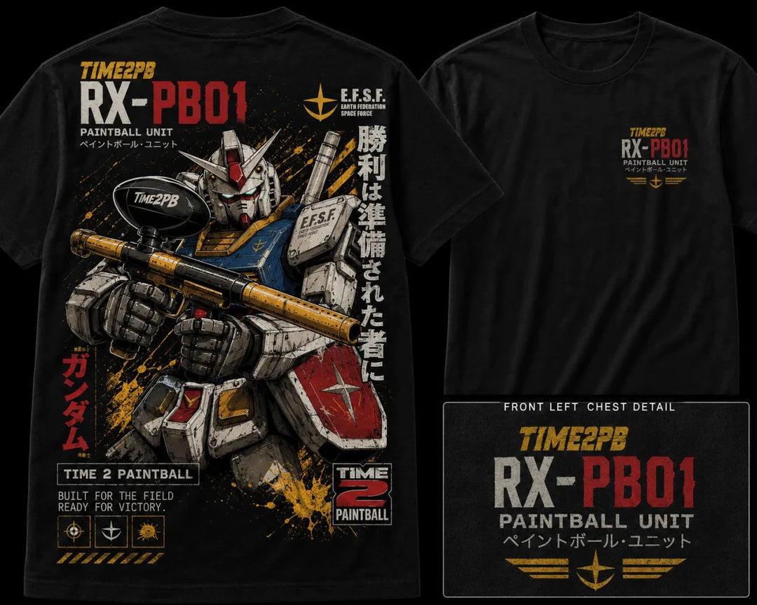Time2pb LE "Paintball Unit" Shirt - Black - Time 2 Paintball