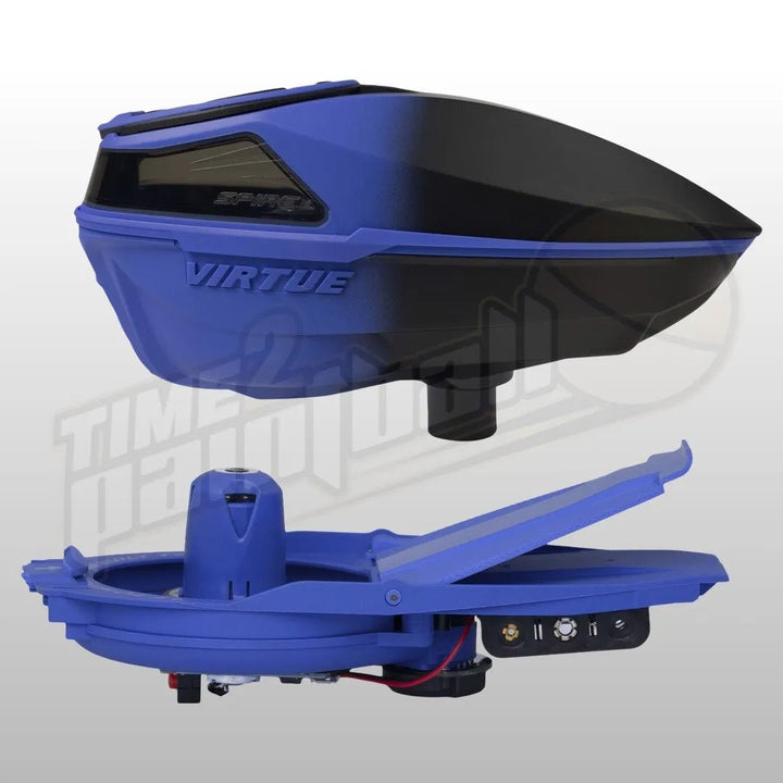 Virtue Spire V (5) Loader - Blue Black Fade - Time 2 Paintball