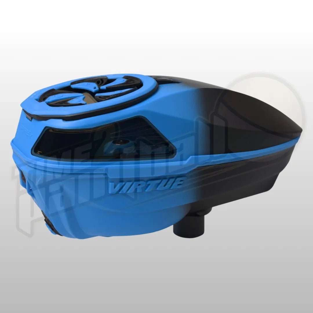 Virtue Spire V (5) Loader - Cyan Black Fade - Time 2 Paintball