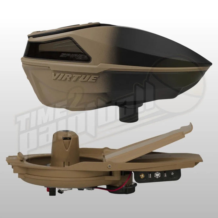 Virtue Spire V (5) Loader - Desert Black Fade - Time 2 Paintball