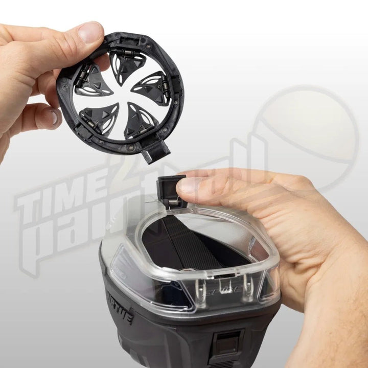 Virtue Spire V (5) Loader - Dust Crystal Acid Black - Time 2 Paintball
