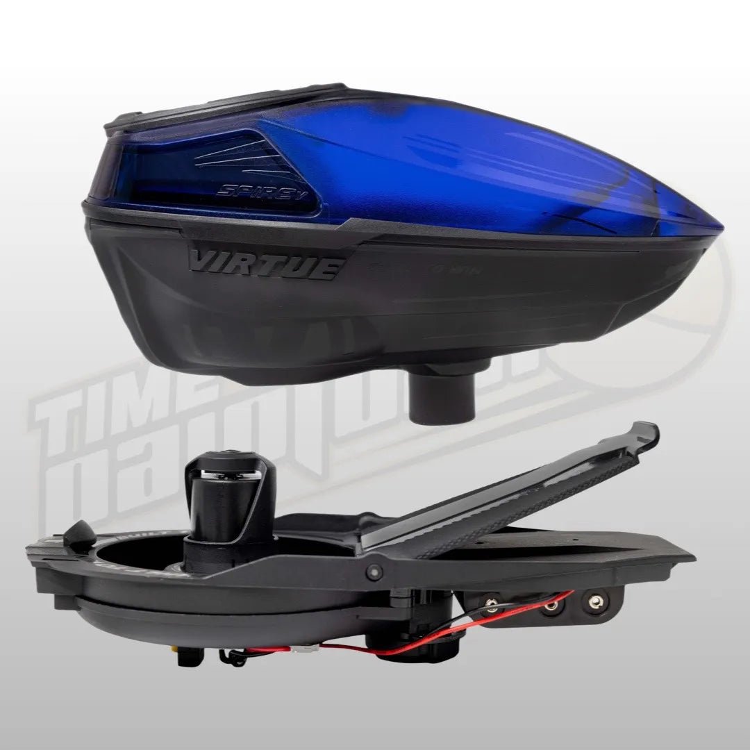 Virtue Spire V (5) Loader - Dust Crystal Blue Black LE - Time 2 Paintball