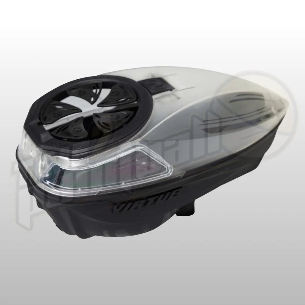 Virtue Spire V (5) Loader - Dust Crystal Clear Black - Time 2 Paintball