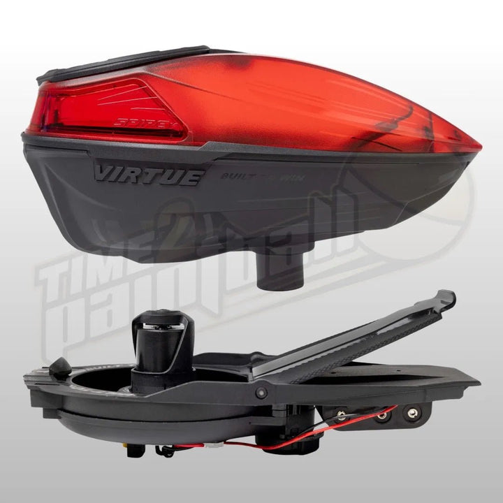 Virtue Spire V (5) Loader - Dust Crystal Red Black - Time 2 Paintball