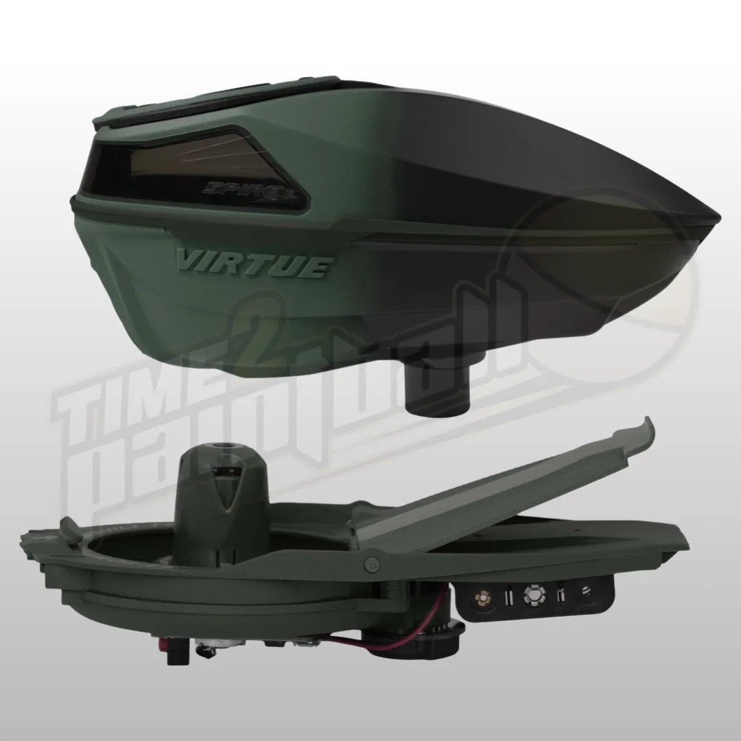 Virtue Spire V (5) Loader - Olive Black Fade - Time 2 Paintball