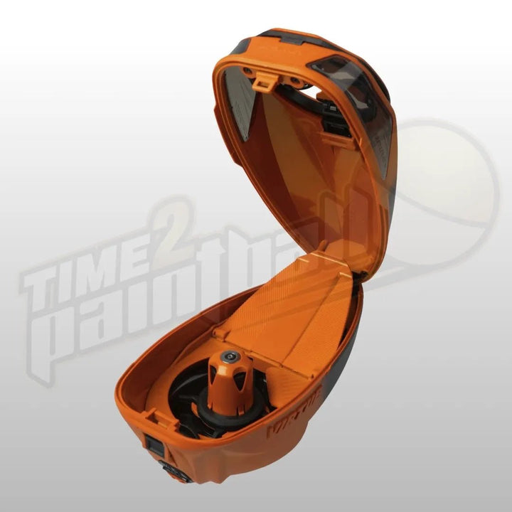 Virtue Spire V (5) Loader - Orange Black Fade - Time 2 Paintball