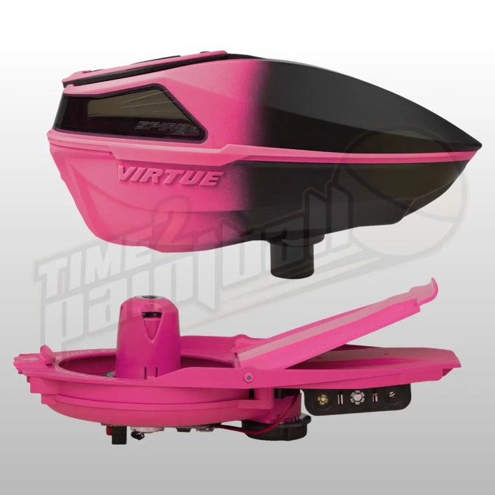 Virtue Spire V (5) Loader - Pink Black Fade - Time 2 Paintball