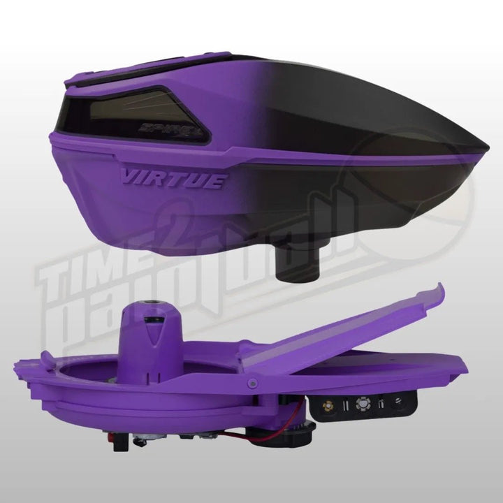 Virtue Spire V (5) Loader - Purple Black Fade - Time 2 Paintball