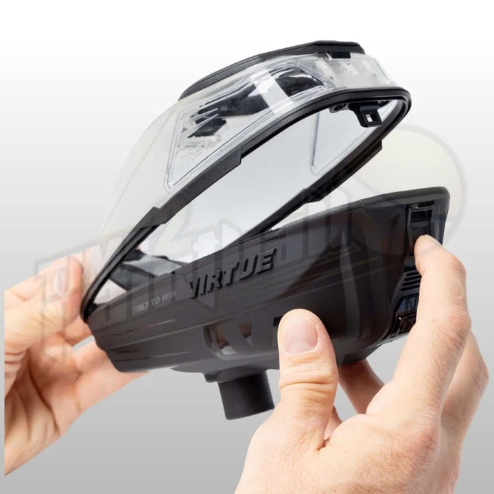 Virtue Spire V (5) Loader - Silver Black Fade - Time 2 Paintball