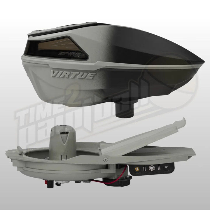 Virtue Spire V (5) Loader - Silver Black Fade - Time 2 Paintball