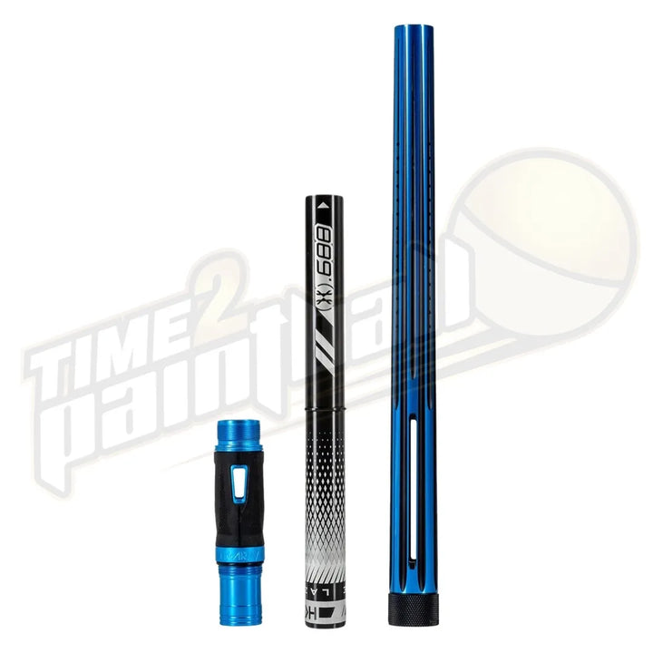 HK Army LAZR Elite NOVA Barrel Kit AC 15" Blue/Black Black Inserts - Time 2 Paintball