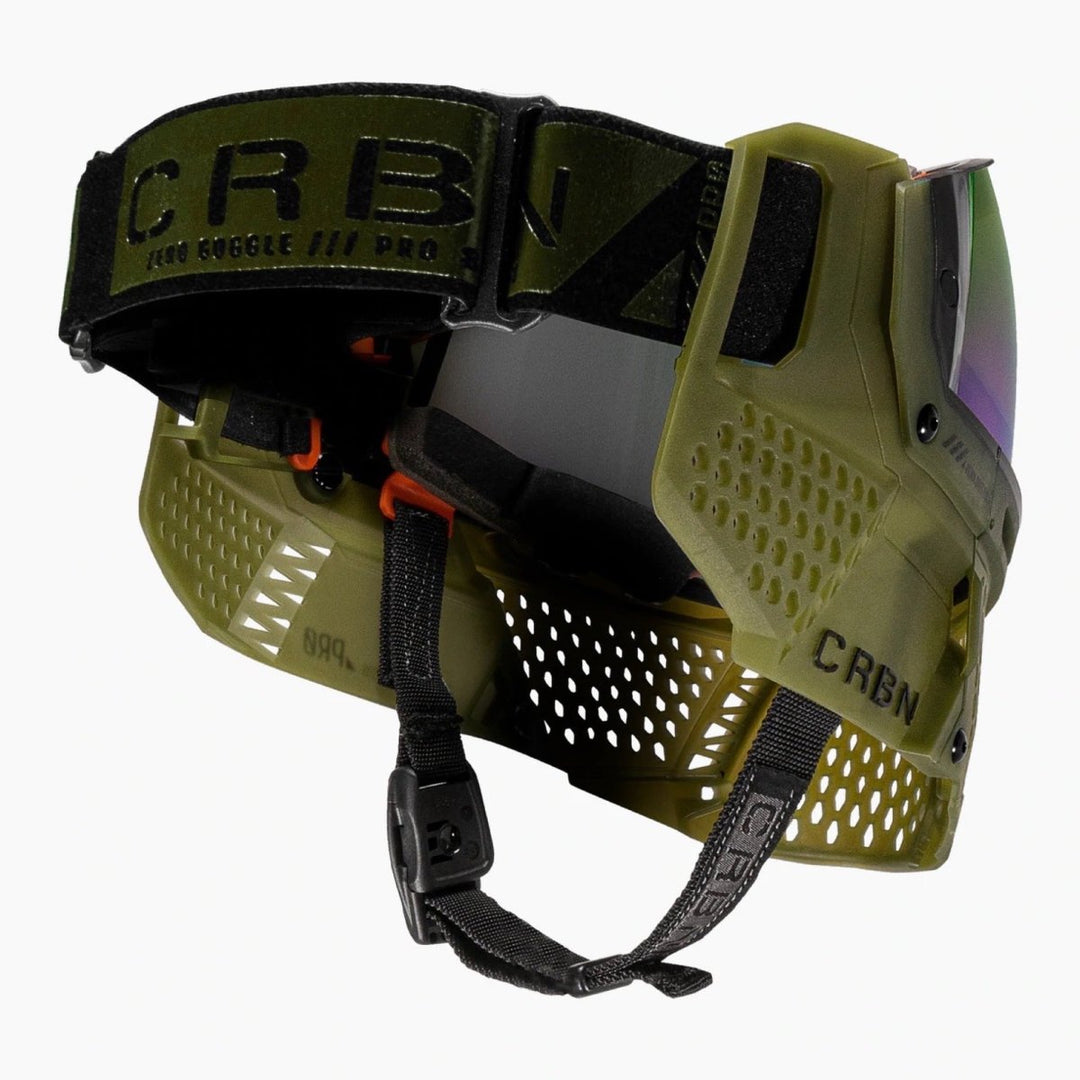 CRBN ZERO PRO Goggles - MOSS - Time 2 Paintball