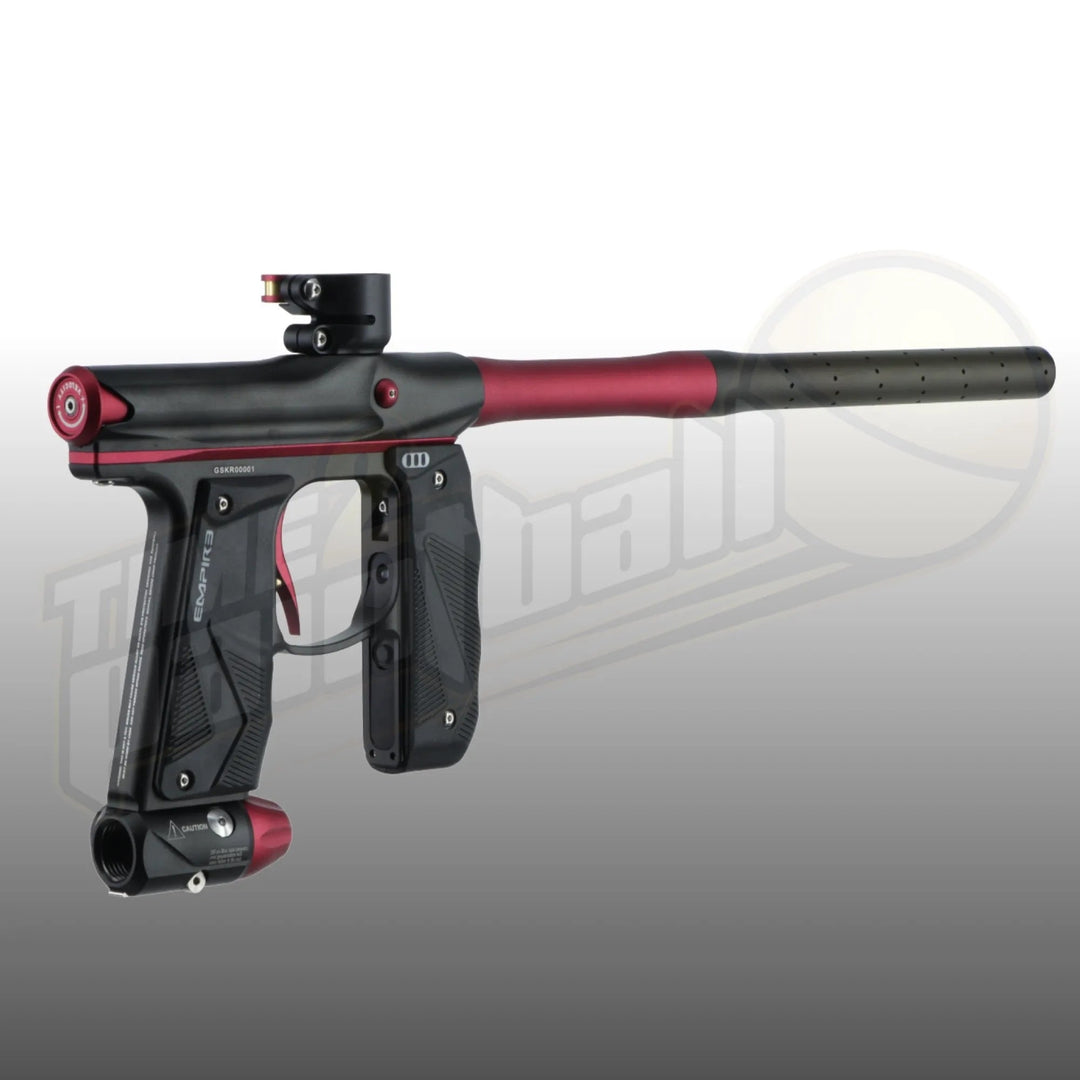 Empire Mini GS Marker w/ 2 Piece Barrel Black/Red - Time 2 Paintball