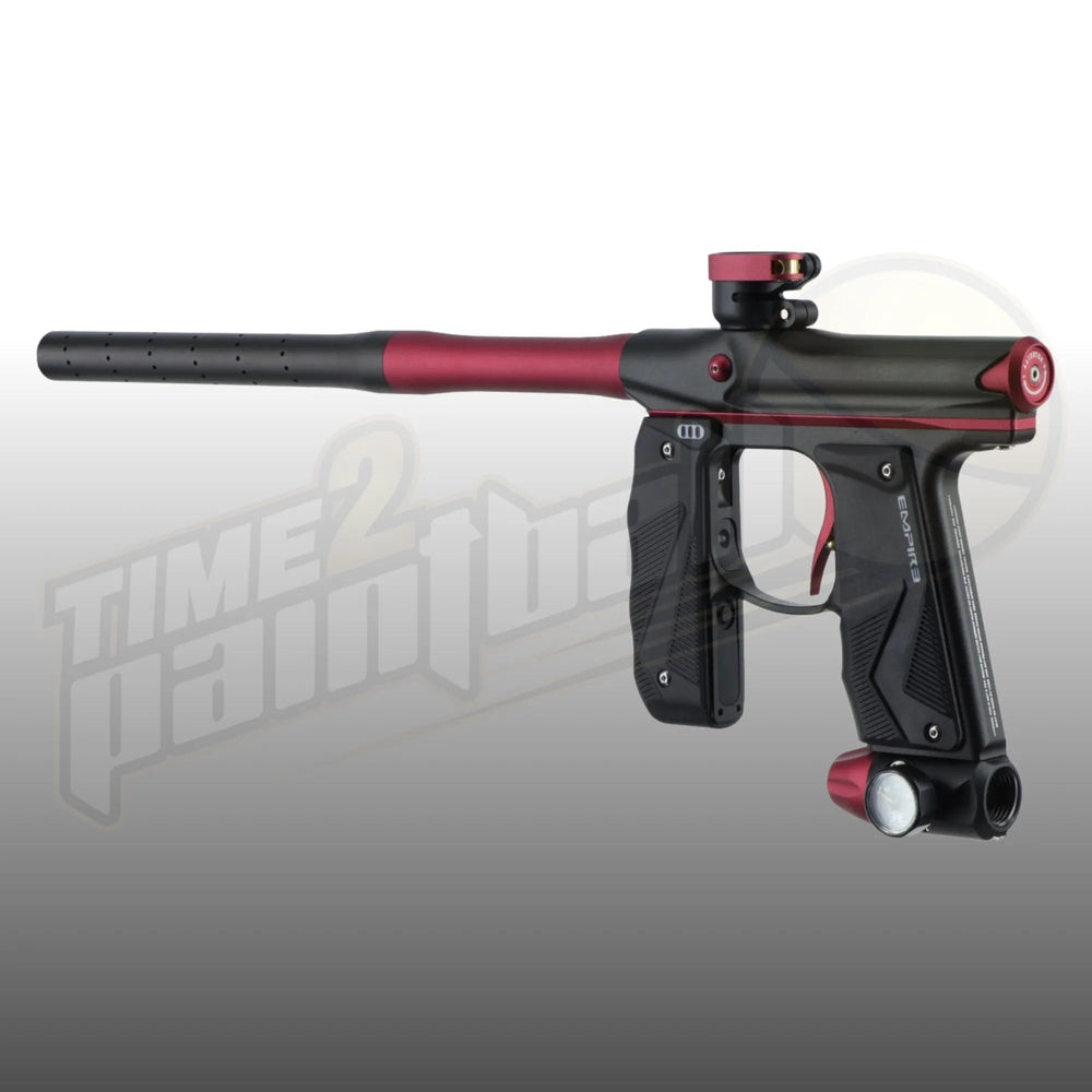 Empire Mini GS Marker w/ 2 Piece Barrel Black/Red - Time 2 Paintball