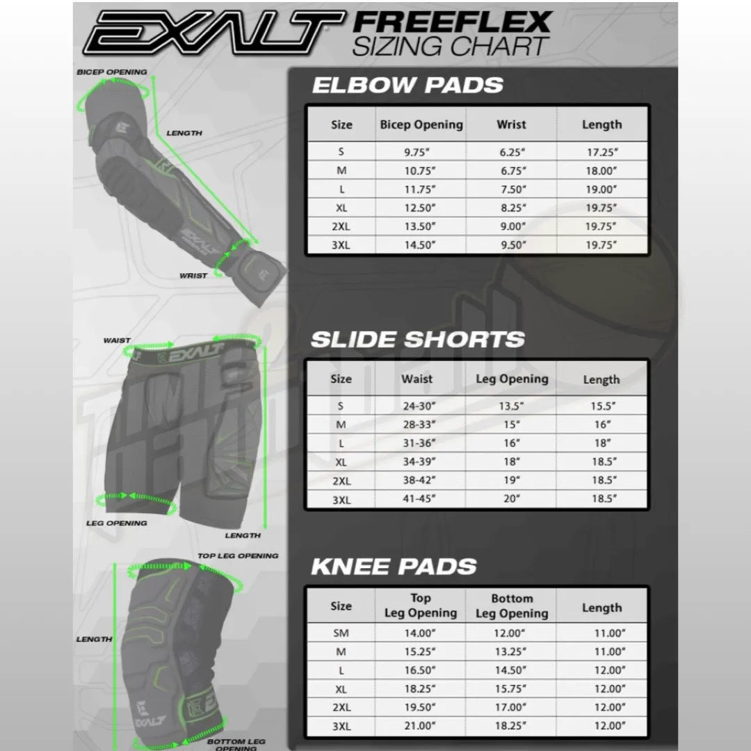 Exalt Freeflex Elbow Pad - Time 2 Paintball