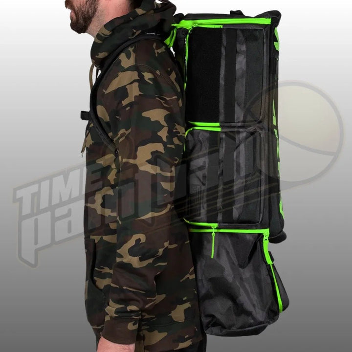 HK Army Expand Backpack Shroud Black/Green - Time 2 Paintball