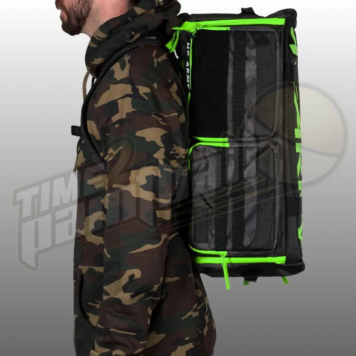 HK Army Expand Backpack Shroud Black/Green - Time 2 Paintball