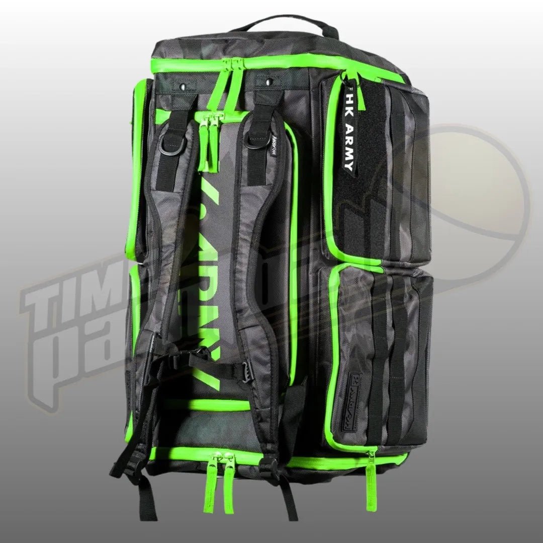 HK Army Expand Backpack Shroud Black/Green - Time 2 Paintball