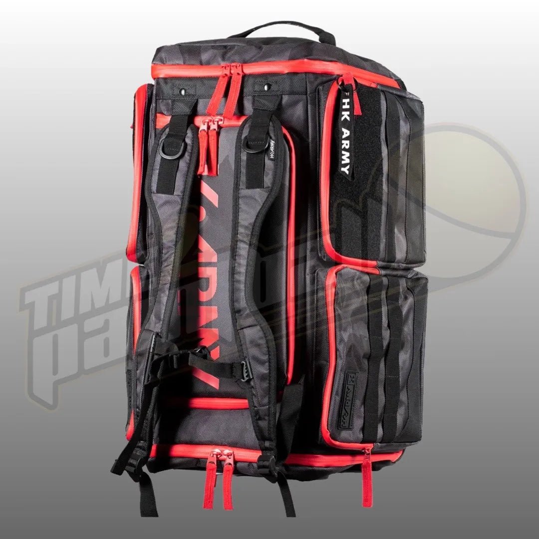 HK Army Expand Backpack Shroud Black/Red - Time 2 Paintball
