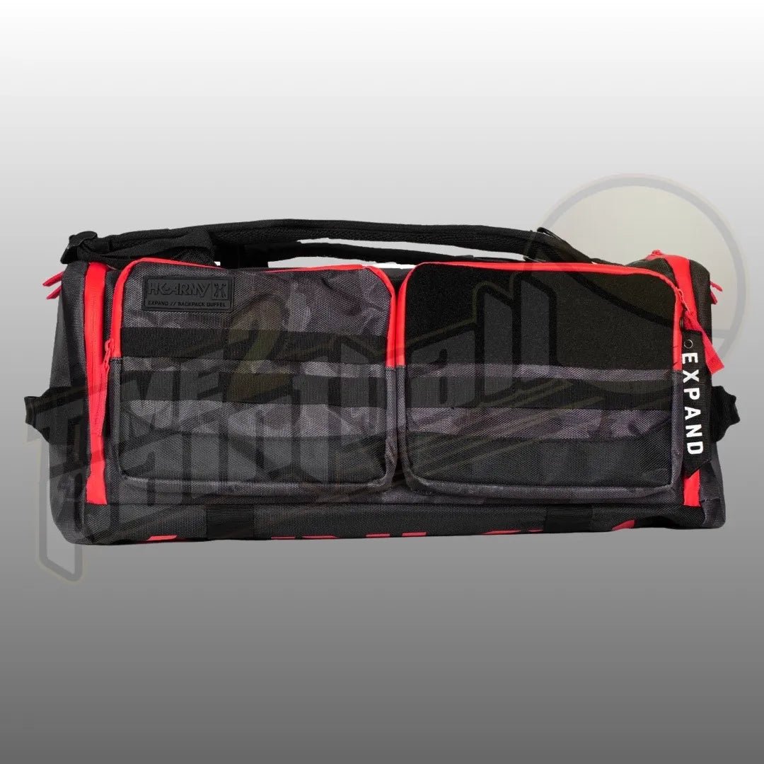 HK Army Expand Backpack Shroud Black/Red - Time 2 Paintball