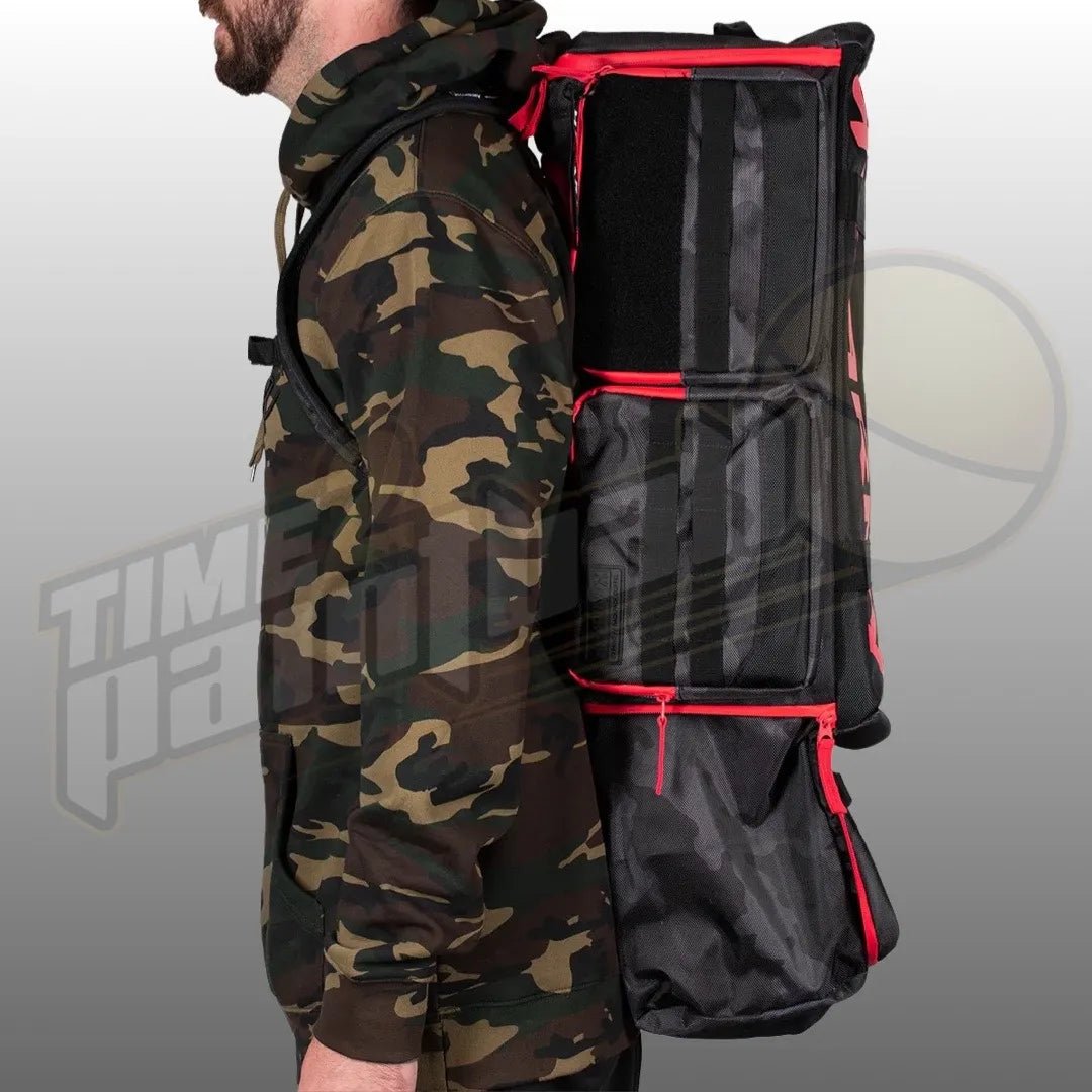 HK Army Expand Backpack Shroud Black/Red - Time 2 Paintball