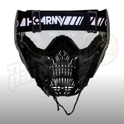 HK Army HSTL Goggle Strap w/ Clips - Black - Time 2 Paintball