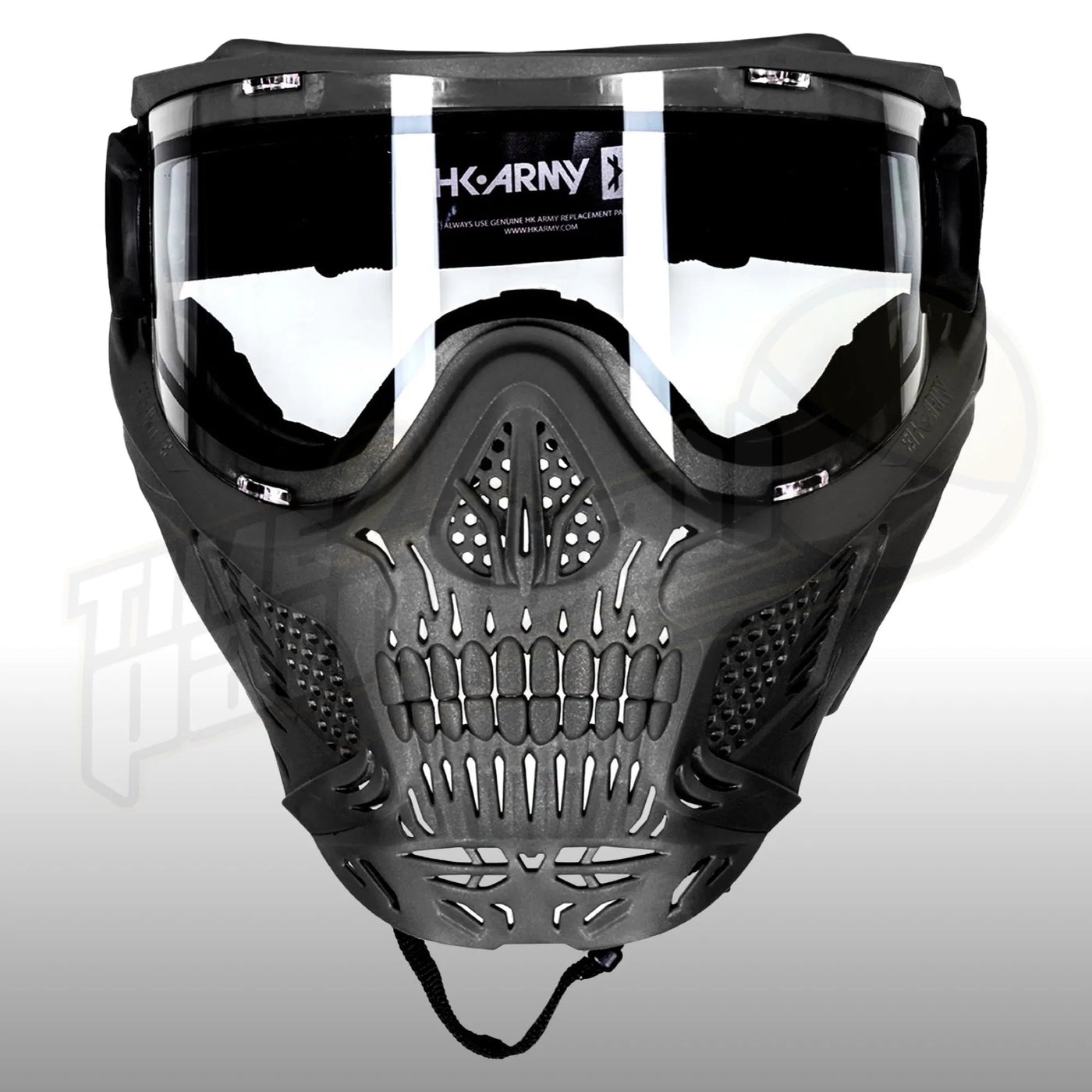 HK Army HSTL Skull Goggle Black w/ Clear Lens - Time 2 Paintball