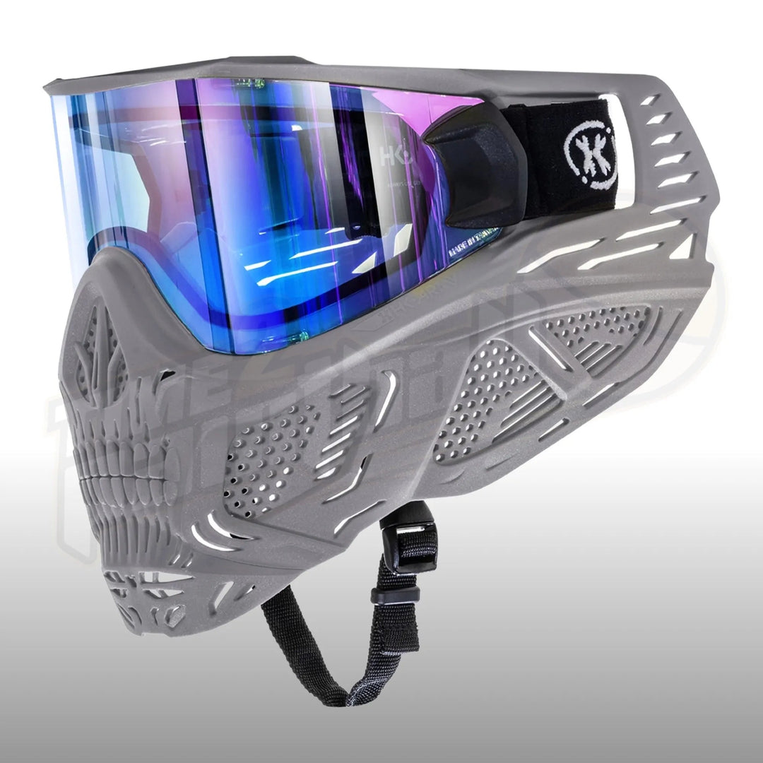 HK Army HSTL Skull Goggle Crypt Grey w/ Ice Lens - Time 2 Paintball