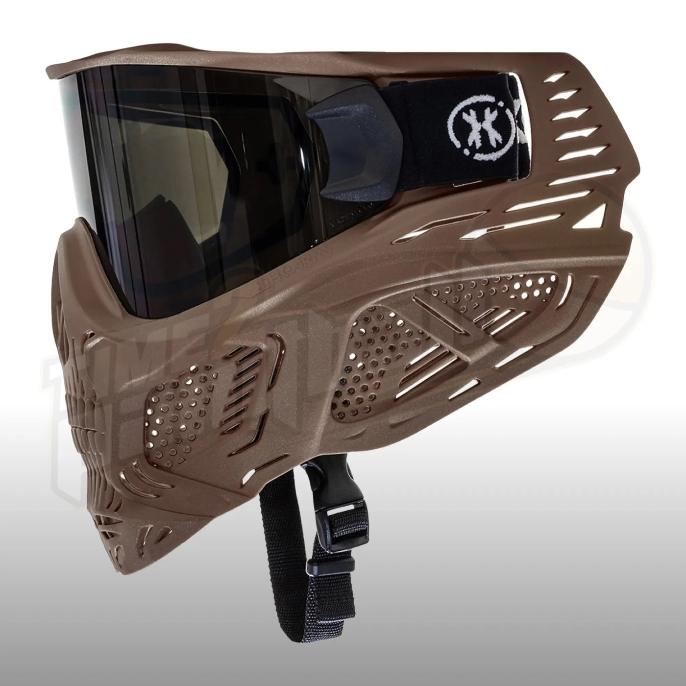 HK Army HSTL Skull Goggle Grave Digger Tan w/ Smoke Lens - Time 2 Paintball