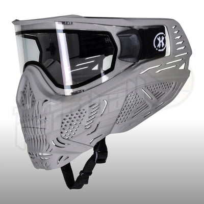 HK Army HSTL Skull Goggle Grey w/ Clear Lens - Time 2 Paintball