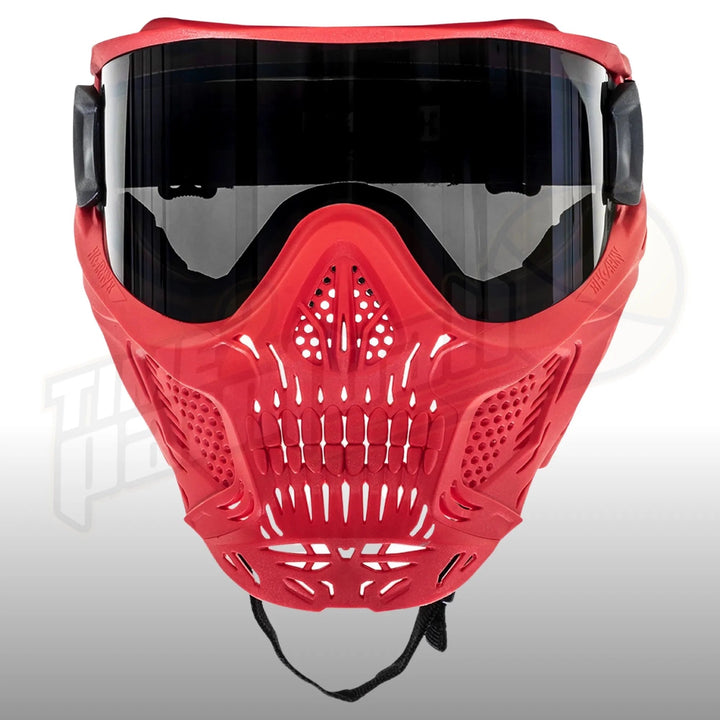 HK Army HSTL Skull Goggle Sinner Red w/ Smoke Lens - Time 2 Paintball