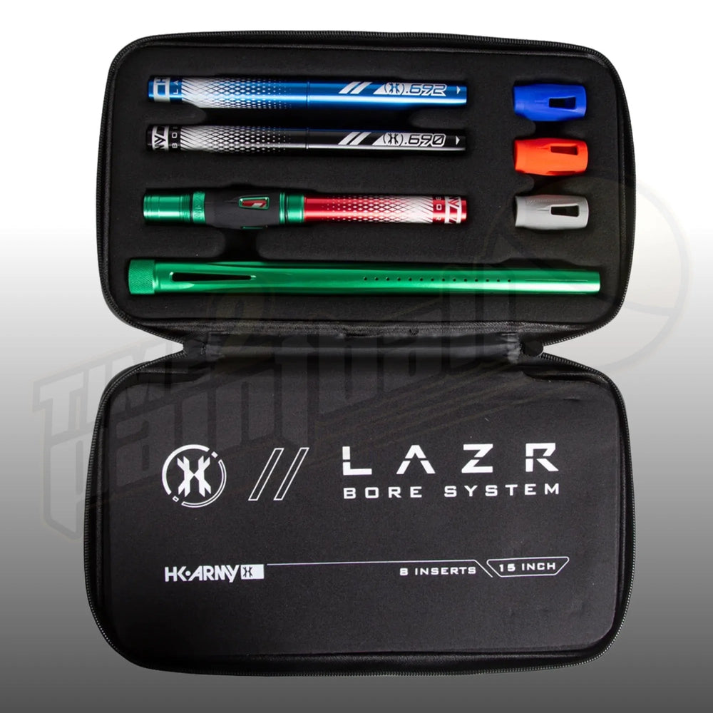 HK Army LAZR Barrel Kit AC 15" Dust Green Color Inserts - Time 2 Paintball