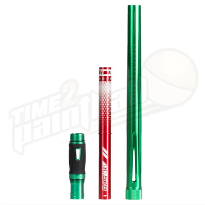 HK Army LAZR Barrel Kit AC 15" Dust Green Color Inserts - Time 2 Paintball