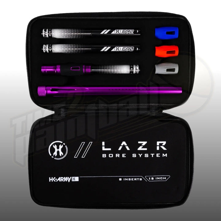 HK Army LAZR Barrel Kit AC 15" Dust Purple Black Inserts - Time 2 Paintball