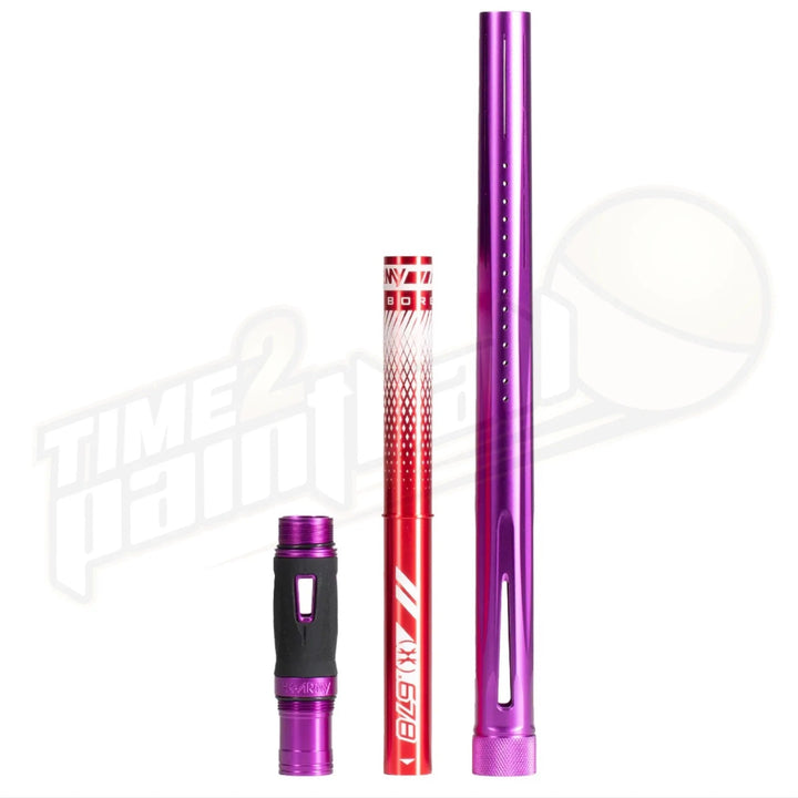 HK Army LAZR Barrel Kit AC 15" Dust Purple Color Inserts - Time 2 Paintball
