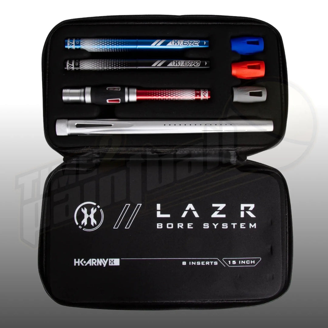 HK Army LAZR Barrel Kit AC 15" Dust Silver Color Inserts - Time 2 Paintball
