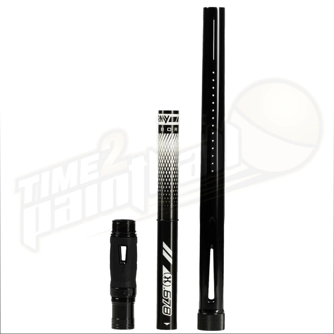 HK Army LAZR Barrel Kit AC 15" Polish Black Black Inserts - Time 2 Paintball