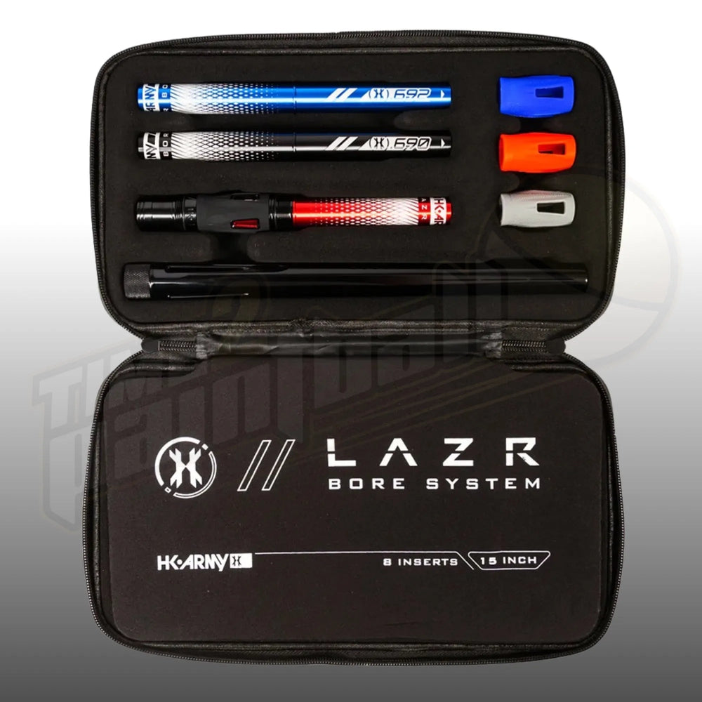 HK Army LAZR Barrel Kit AC 15" Polish Black Color Inserts - Time 2 Paintball