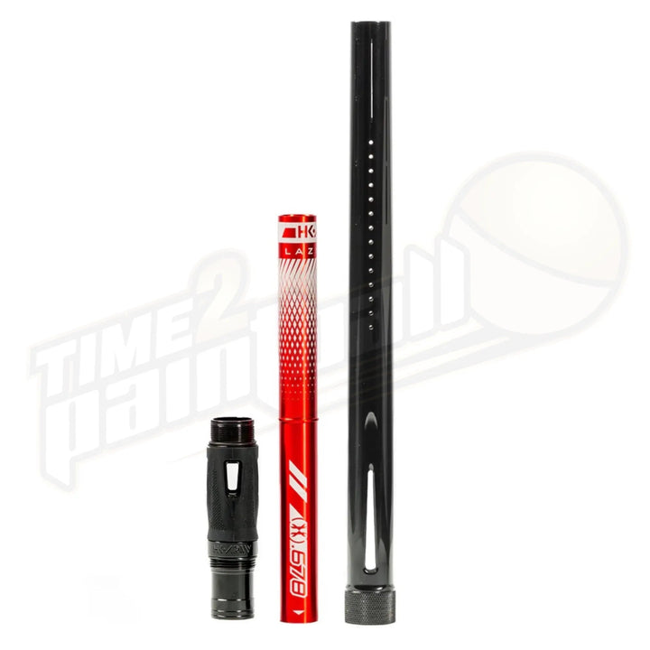 HK Army LAZR Barrel Kit AC 15" Polish Black Color Inserts - Time 2 Paintball