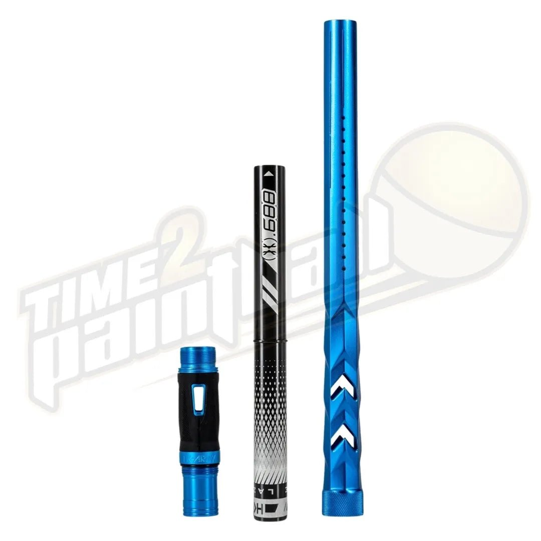 HK Army LAZR Elite FOSSIL Barrel Kit AC 15" Dust Blue Color Inserts - Time 2 Paintball