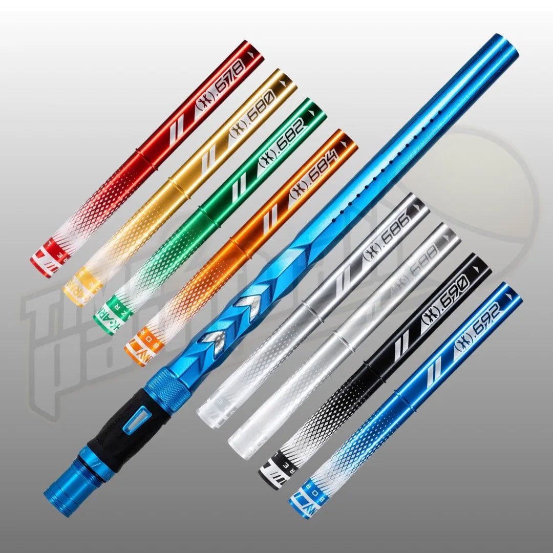 HK Army LAZR Elite FOSSIL Barrel Kit AC 15" Dust Blue Color Inserts - Time 2 Paintball
