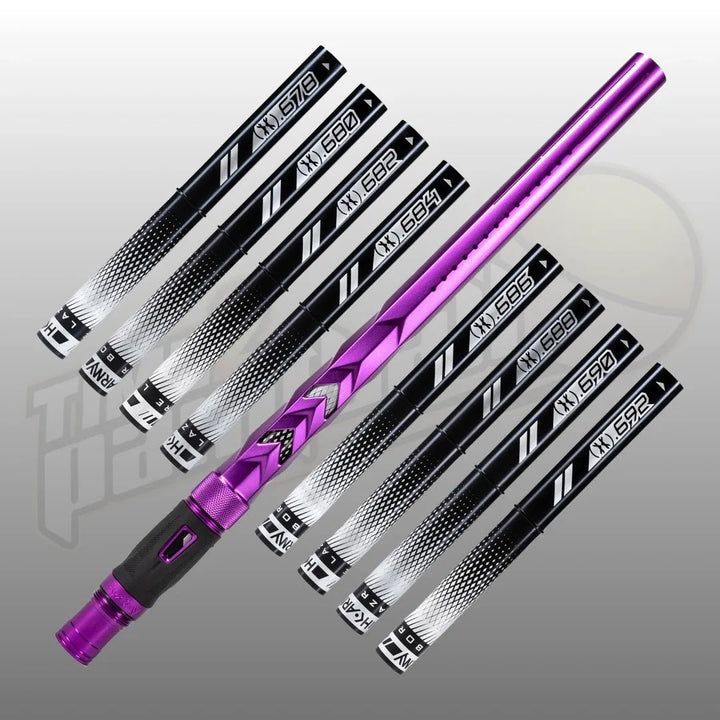 HK Army LAZR Elite FOSSIL Barrel Kit AC 15" Dust Purple Black Inserts - Time 2 Paintball