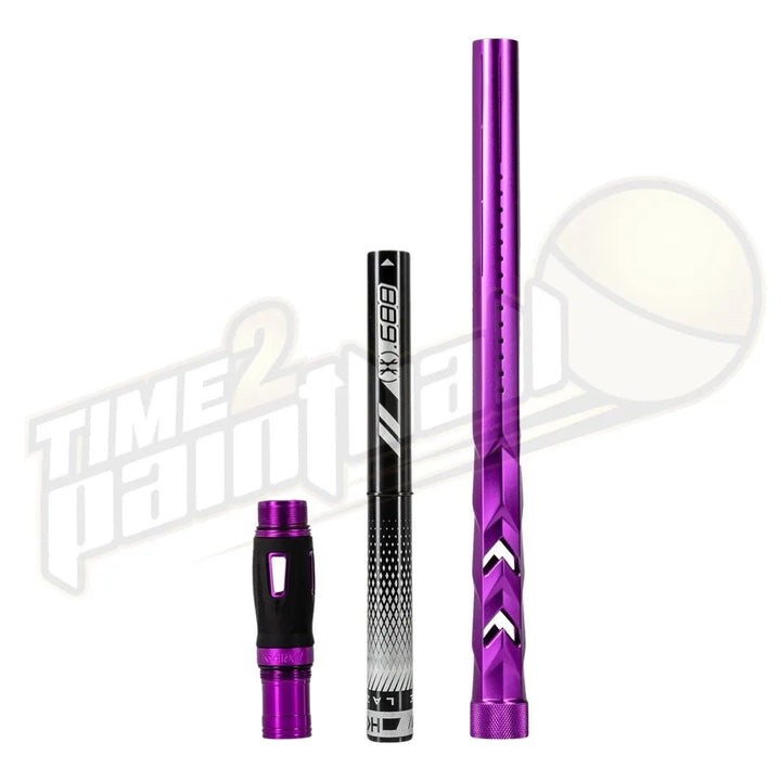 HK Army LAZR Elite FOSSIL Barrel Kit AC 15" Dust Purple Black Inserts - Time 2 Paintball