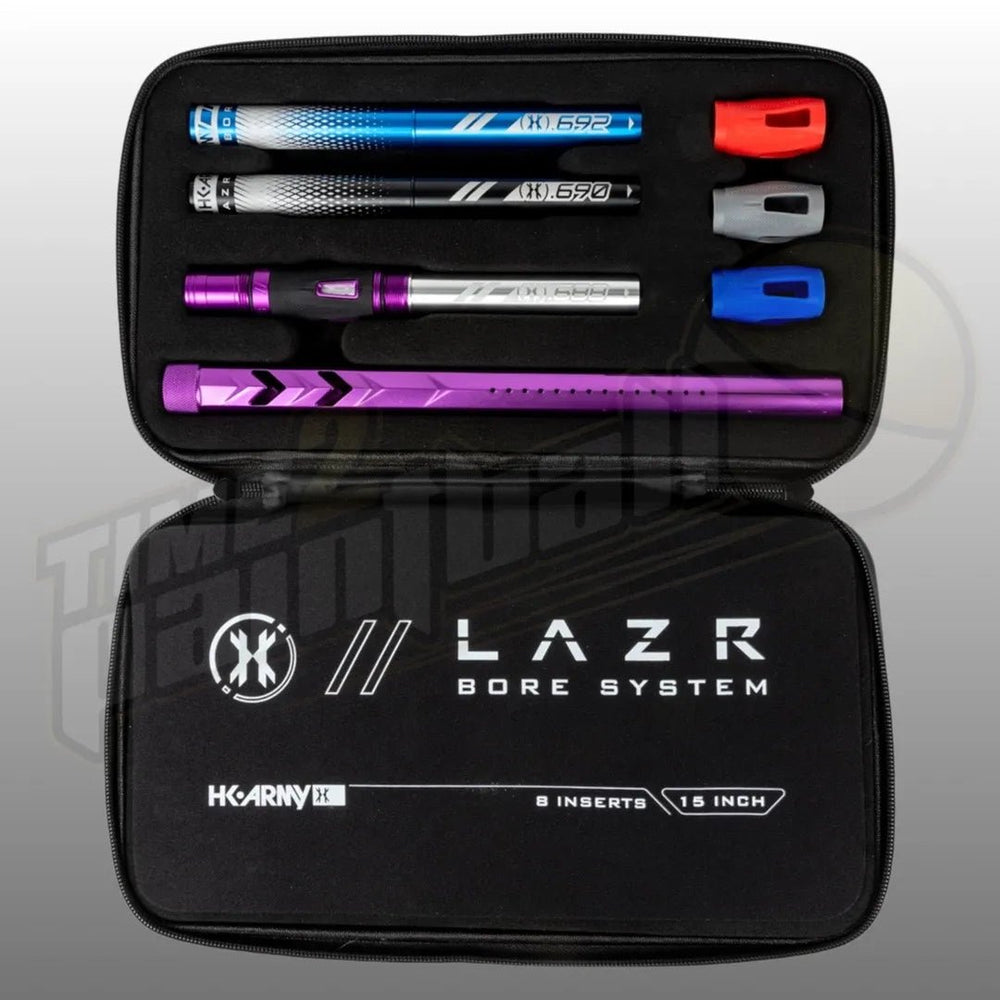 HK Army LAZR Elite FOSSIL Barrel Kit AC 15" Dust Purple Color Inserts - Time 2 Paintball