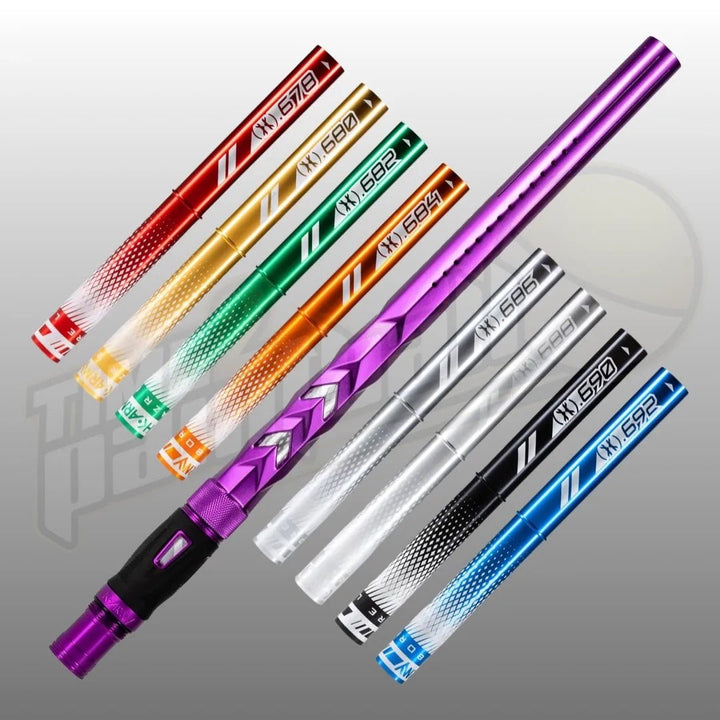 HK Army LAZR Elite FOSSIL Barrel Kit AC 15" Dust Purple Color Inserts - Time 2 Paintball