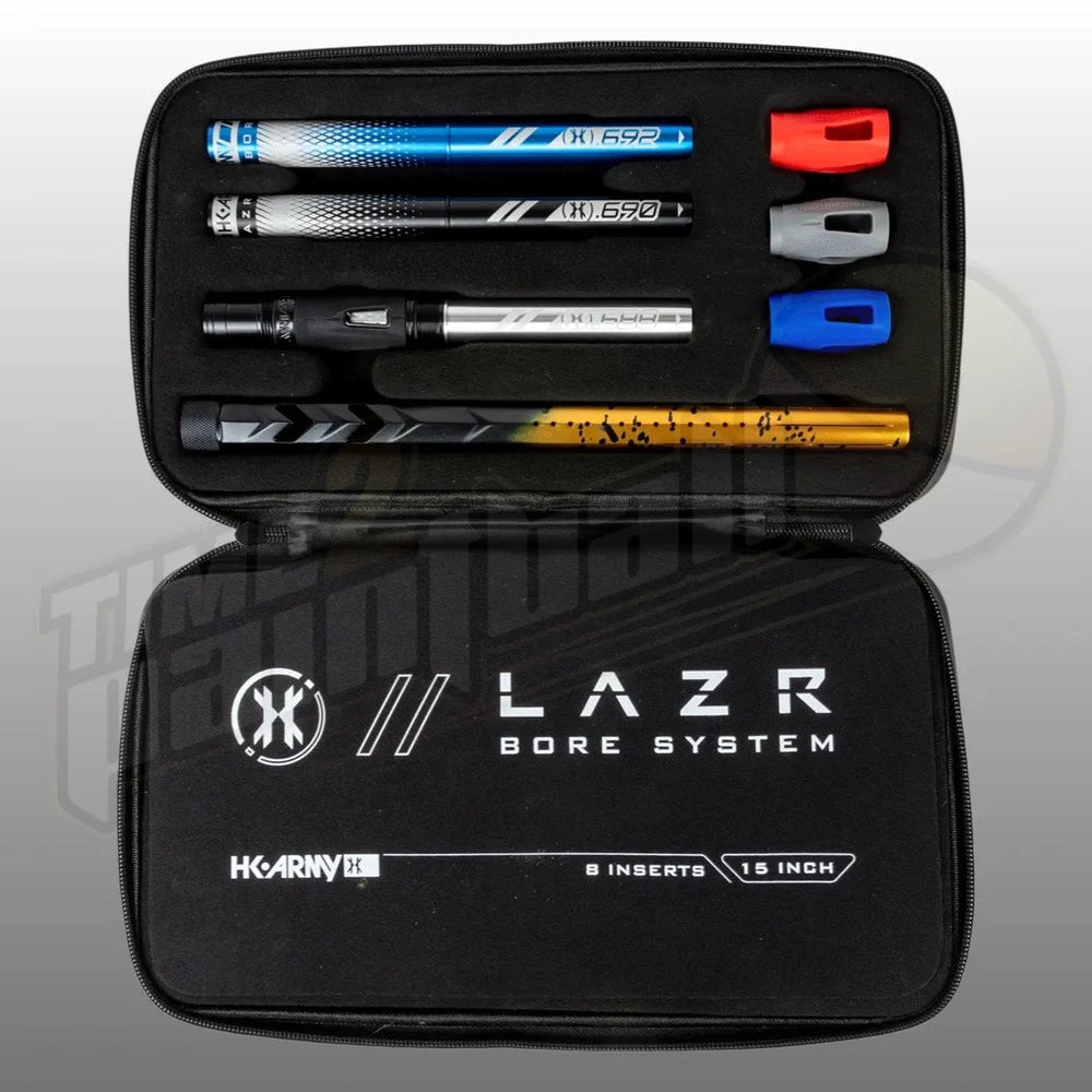 HK Army LAZR Elite FOSSIL Barrel Kit AC 15" Gold/Black Splash Color Inserts - Time 2 Paintball