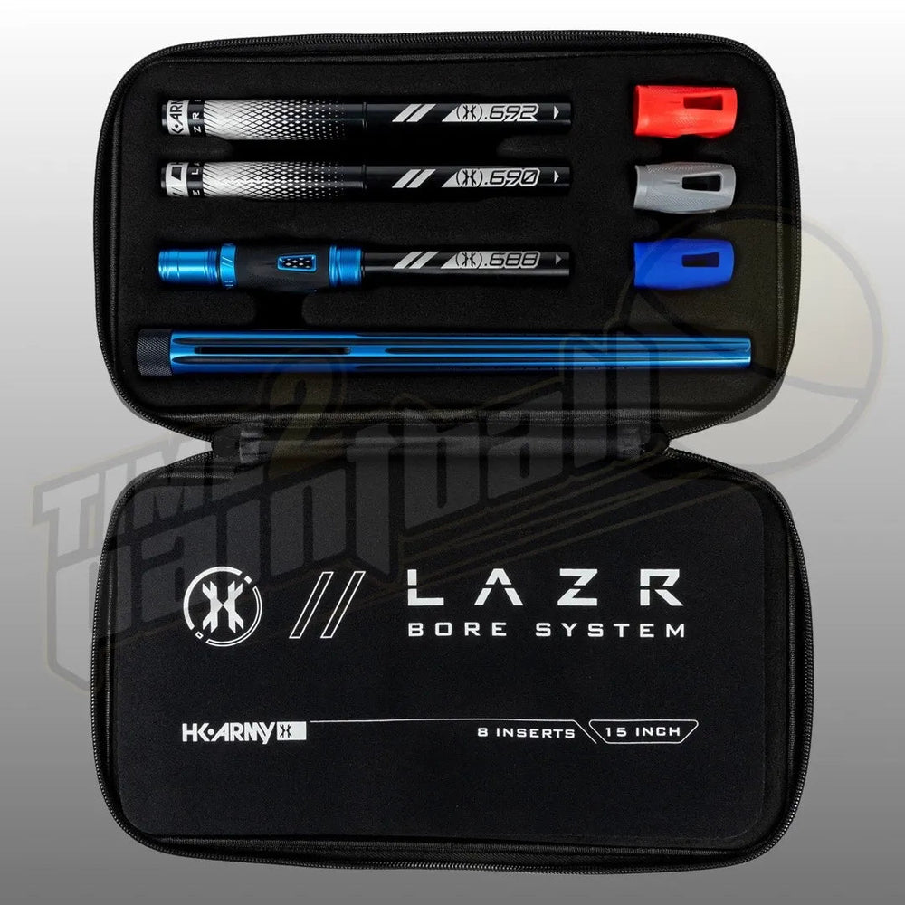 HK Army LAZR Elite NOVA Barrel Kit AC 15" Blue/Black Black Inserts - Time 2 Paintball