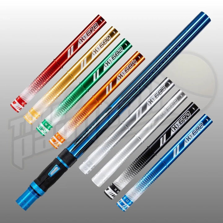 HK Army LAZR Elite NOVA Barrel Kit AC 15" Blue/Black Color Inserts - Time 2 Paintball